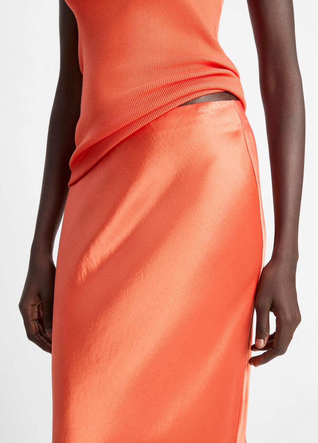 VINCE Sale Satin Maxi Skirt in Dresses & Skirts