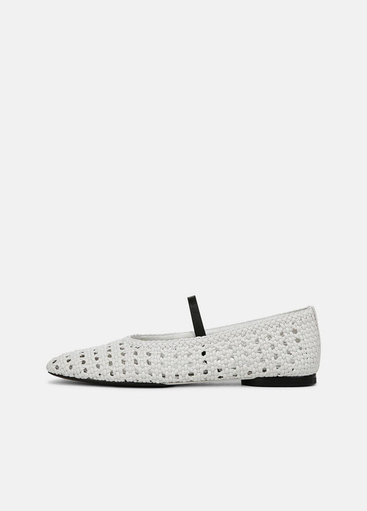 VINCE Sale Vivian Leather Mary Jane Flat in Shoes