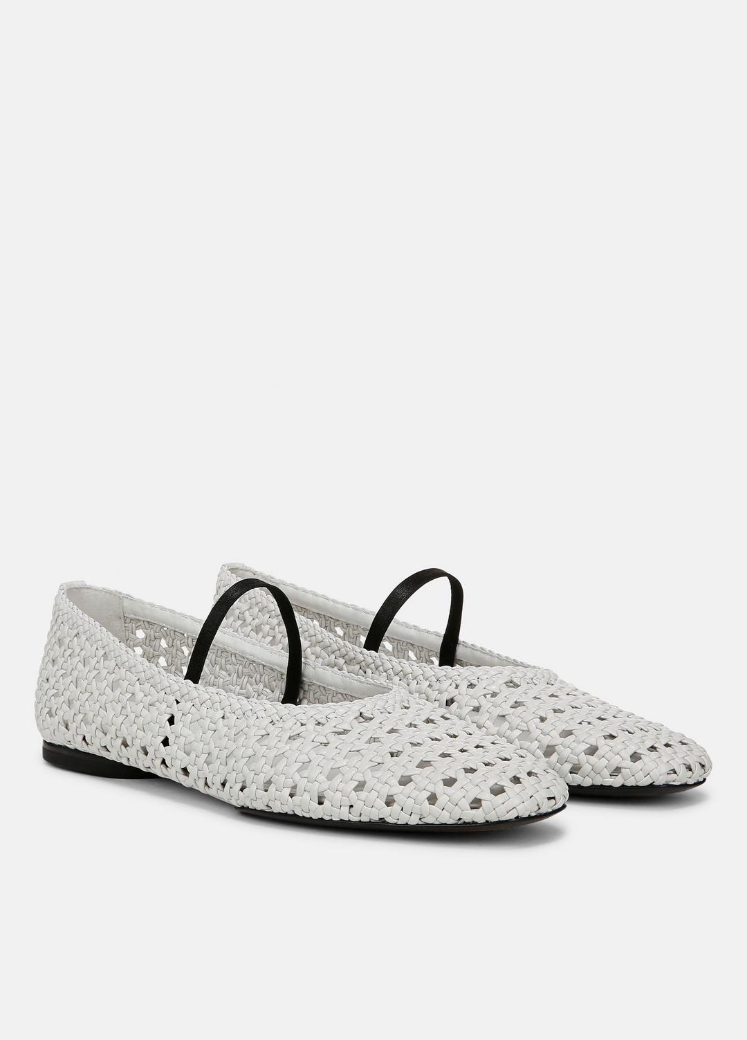 VINCE Sale Vivian Leather Mary Jane Flat in Shoes