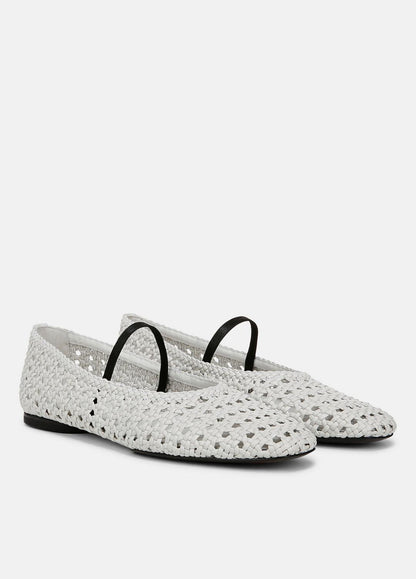 VINCE Sale Vivian Leather Mary Jane Flat in Shoes