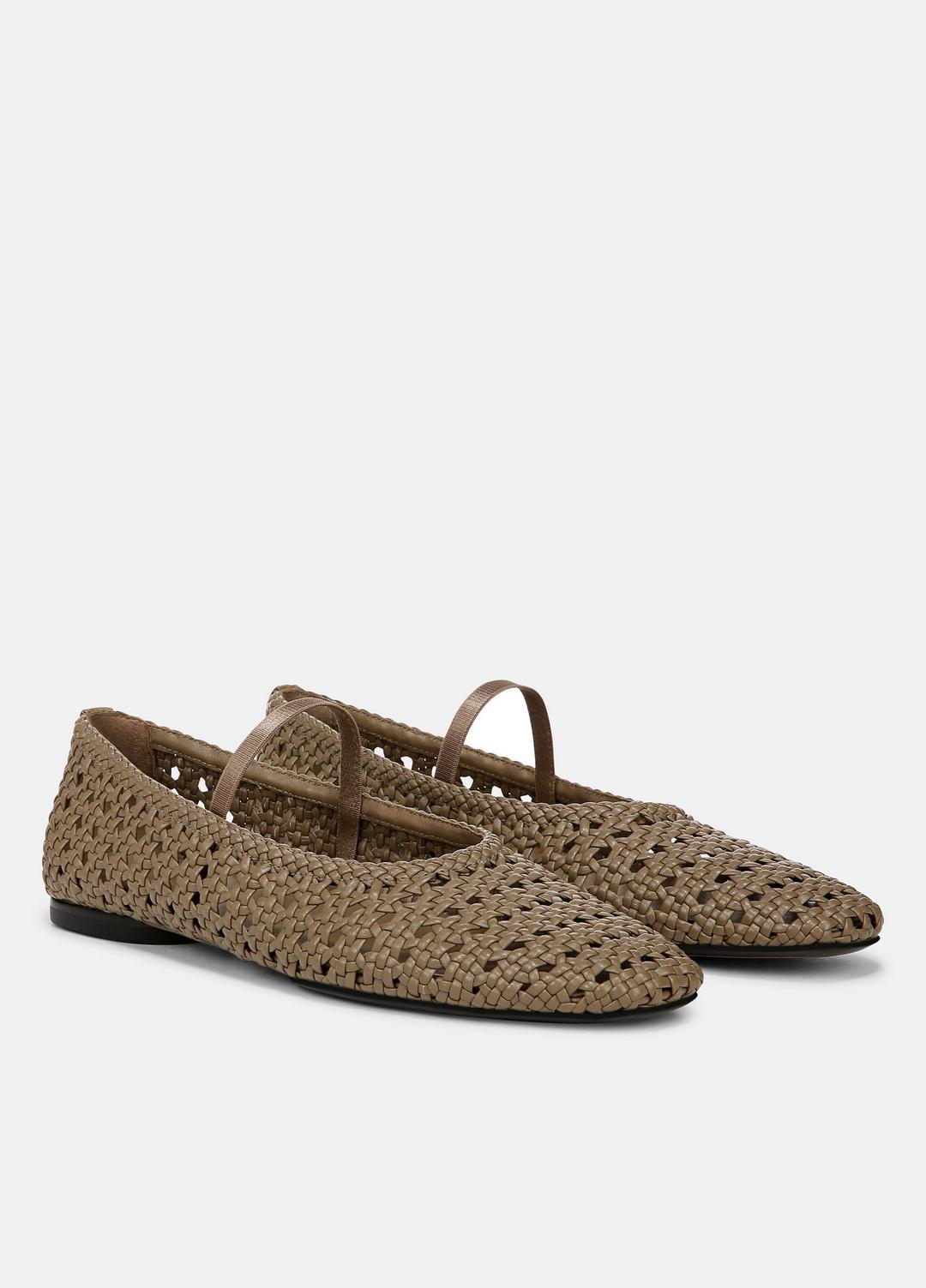 VINCE Sale Vivian Leather Mary Jane Flat in Shoes