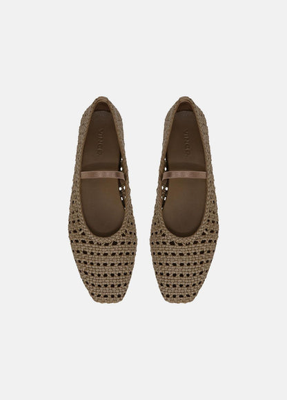 VINCE Sale Vivian Leather Mary Jane Flat in Shoes
