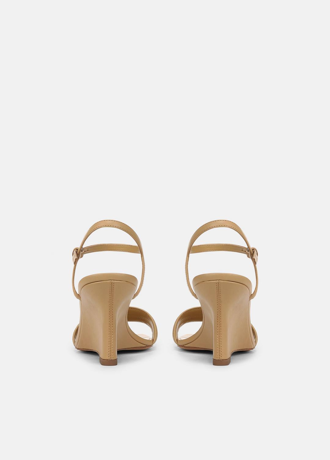 VINCE Sale Prema Leather Wedge Sandal in Shoes