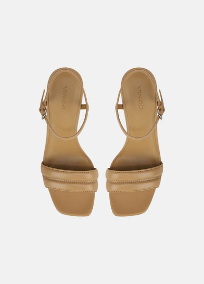 VINCE Sale Prema Leather Wedge Sandal in Shoes