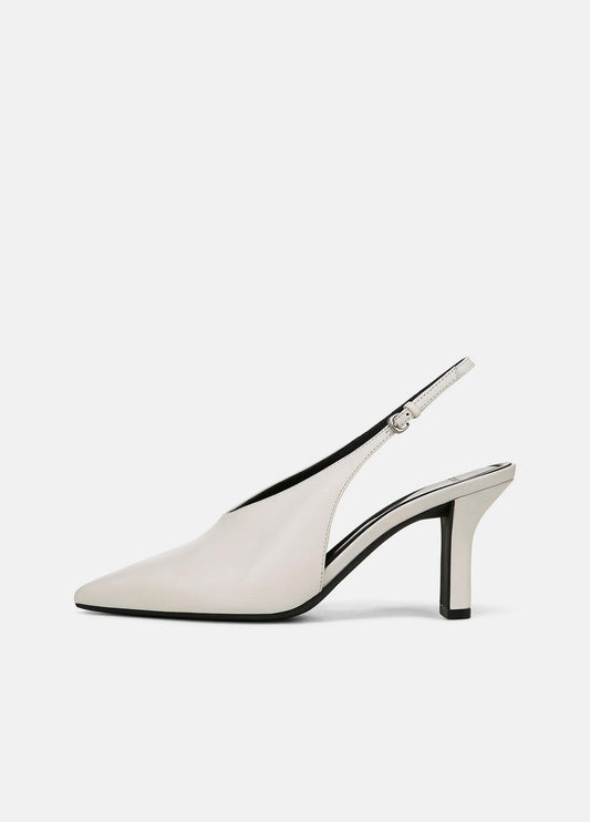 VINCE Sale Devi Leather Slingback Pump in Shoes