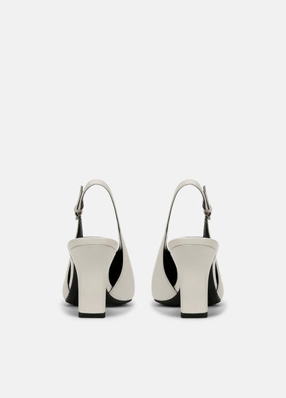 VINCE Sale Devi Leather Slingback Pump in Shoes