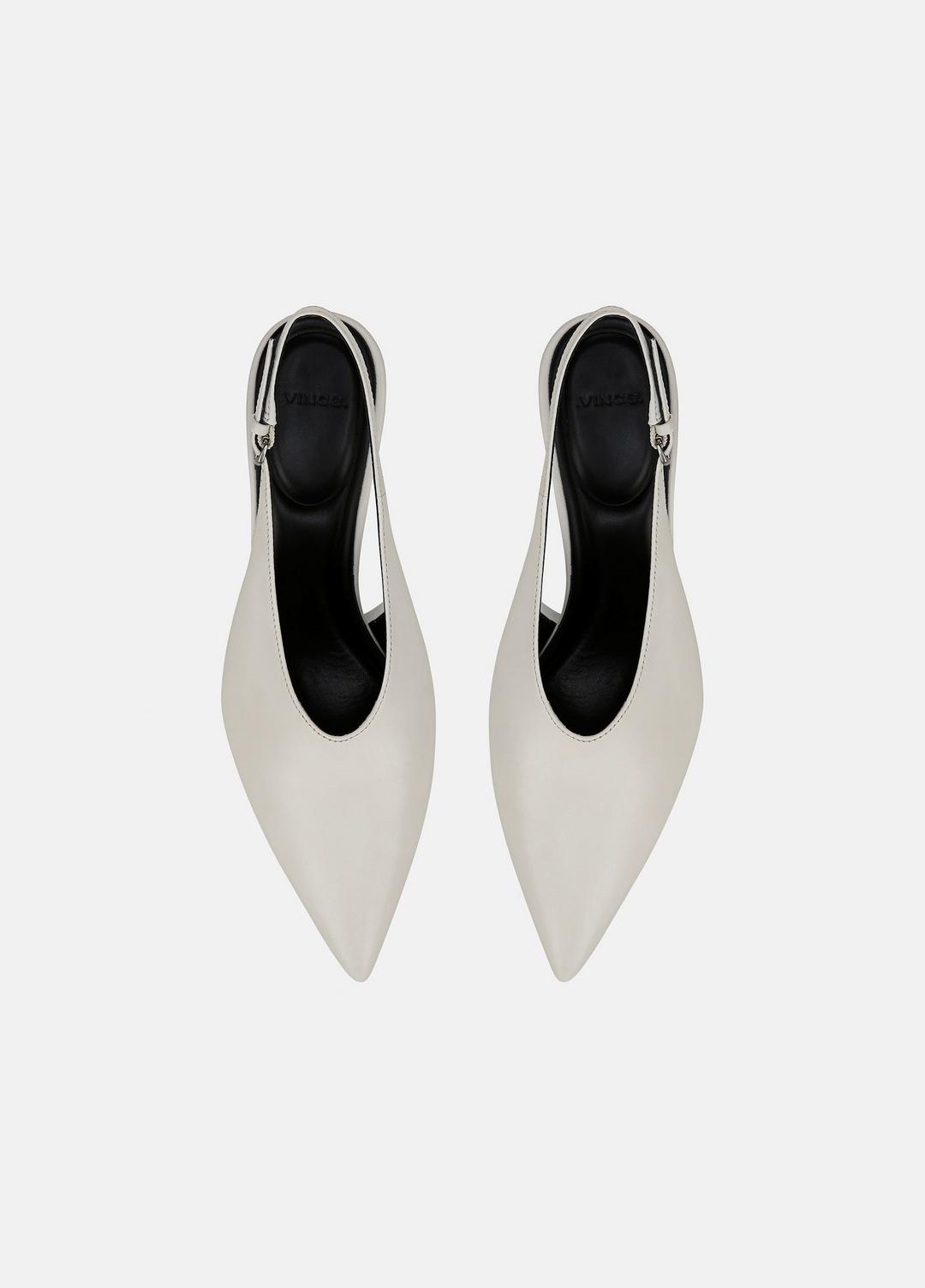 VINCE Sale Devi Leather Slingback Pump in Shoes