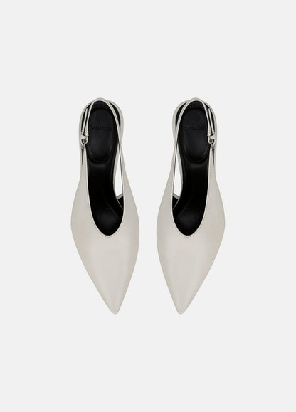 VINCE Sale Devi Leather Slingback Pump in Shoes