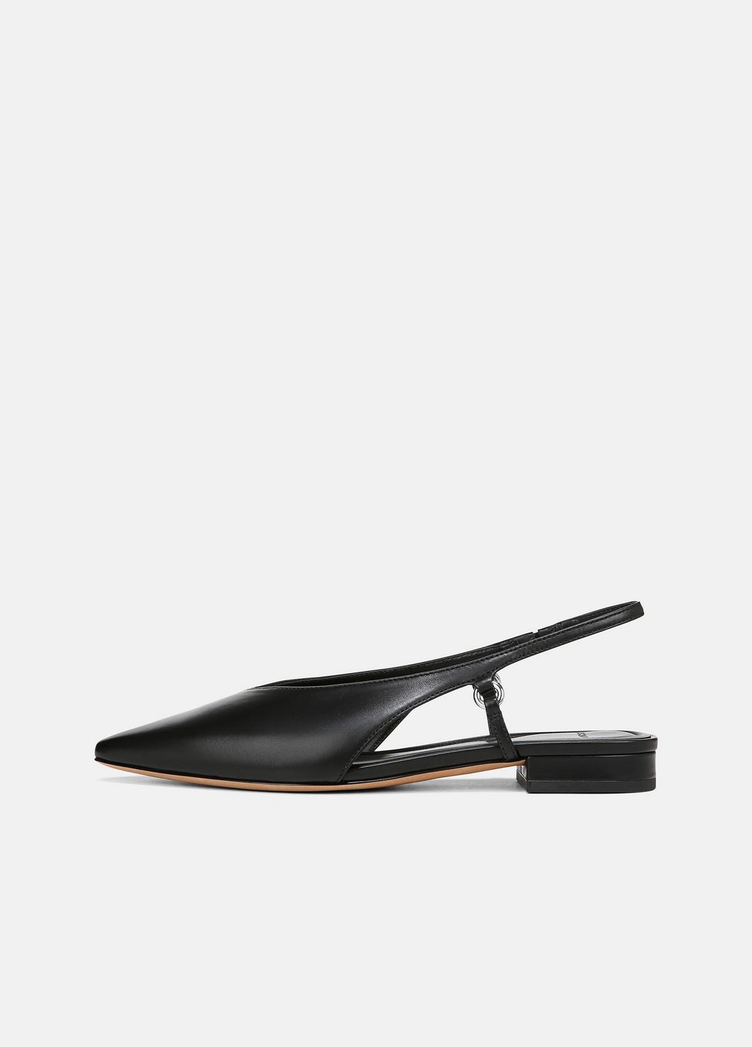 VINCE Sale Ines Leather Slingback Flat in Shoes