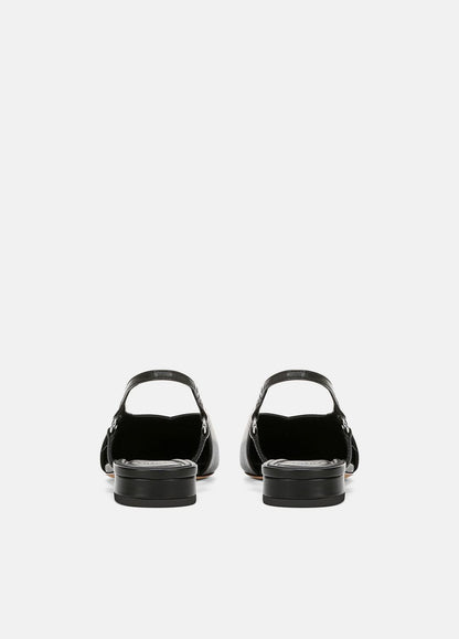 VINCE Sale Ines Leather Slingback Flat in Shoes
