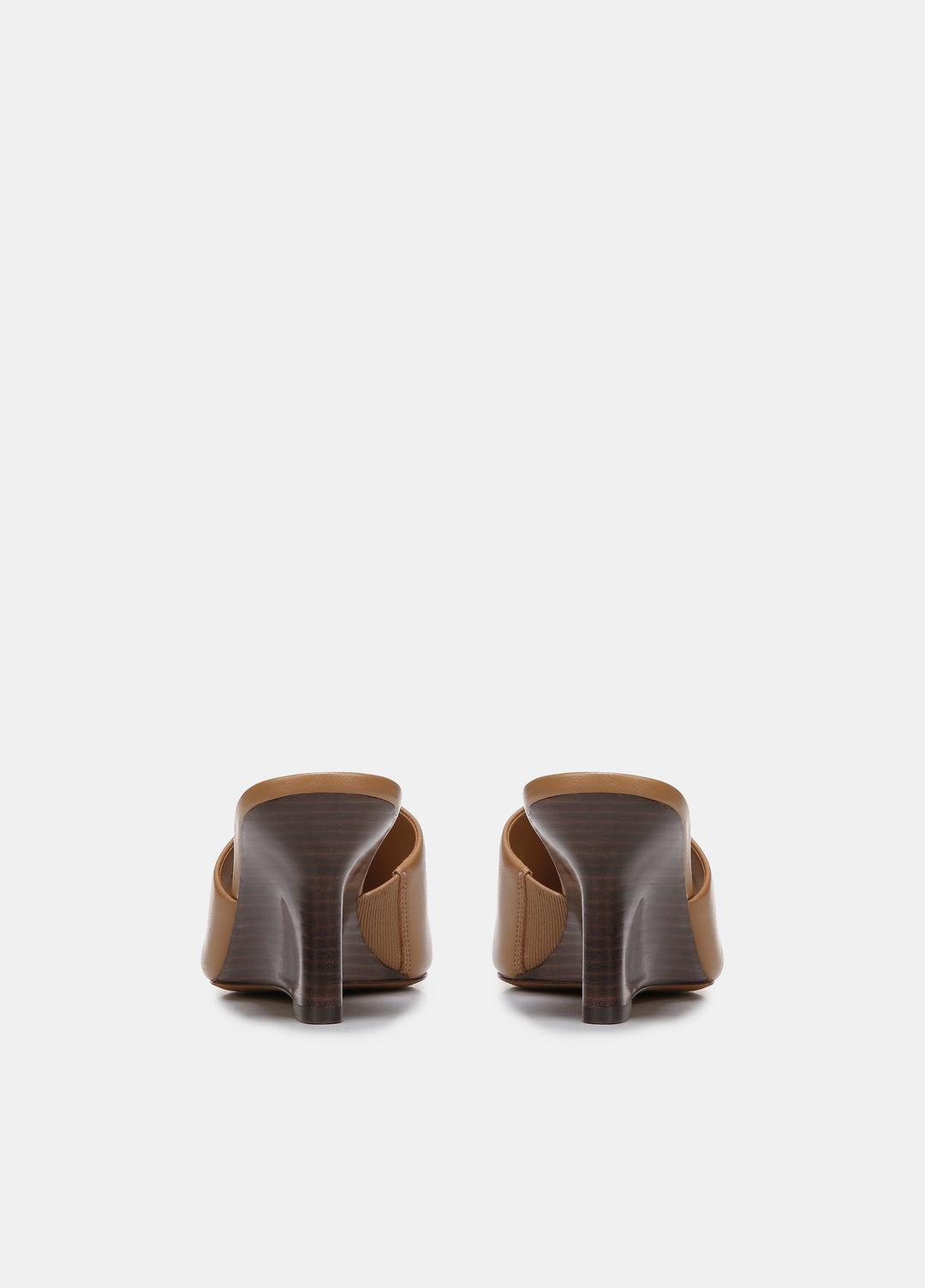 VINCE Sale Pia Leather Wedge Sandal in Shoes