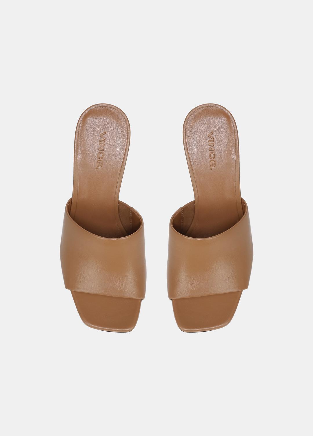 VINCE Sale Pia Leather Wedge Sandal in Shoes