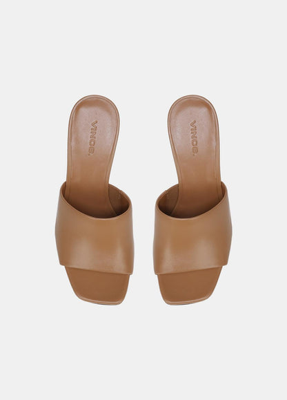 VINCE Sale Pia Leather Wedge Sandal in Shoes