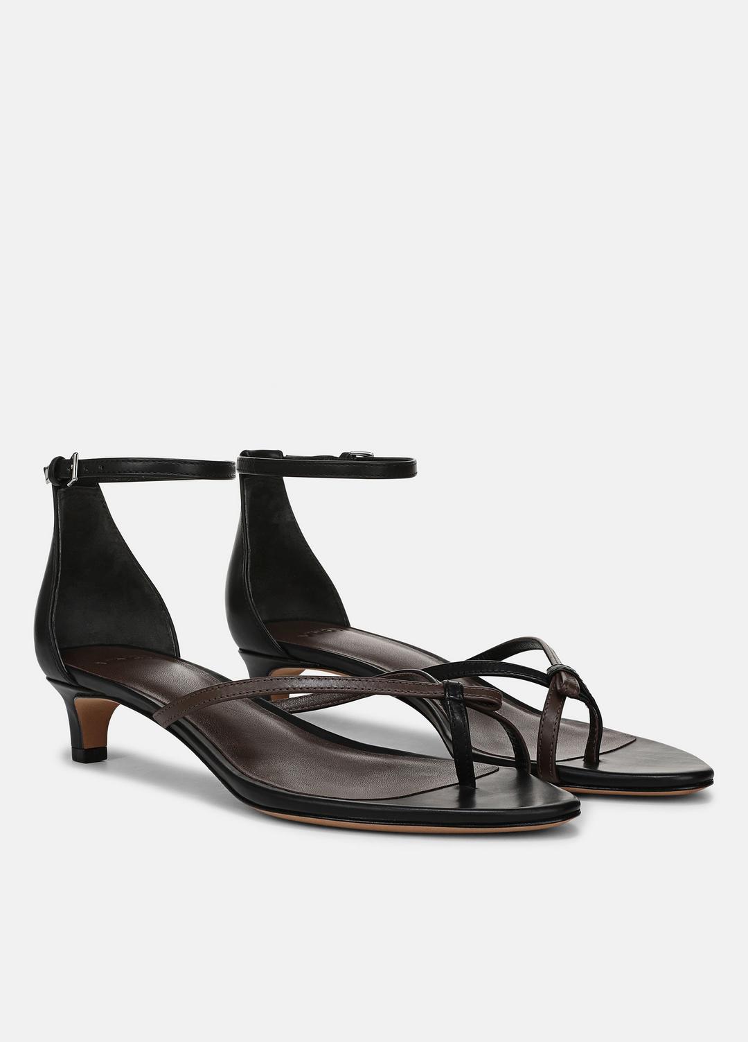VINCE Sale Siri Leather Heeled Sandal in Shoes