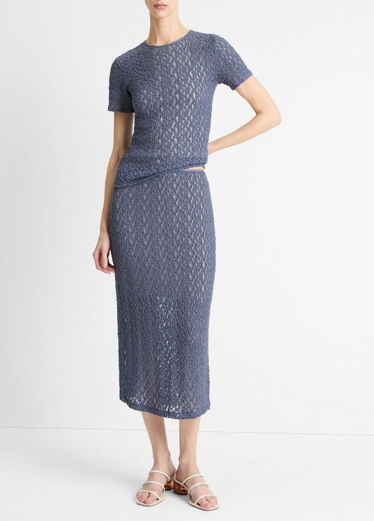 VINCE Sale Floral Smocked Skirt in Dresses & Skirts